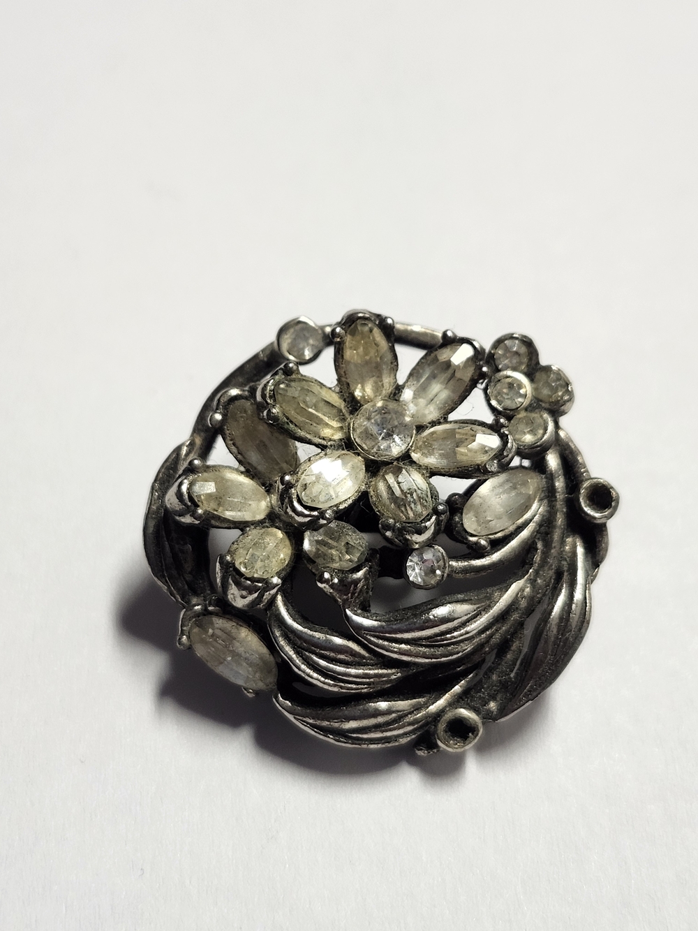 Vintage Hollycraft Rhinestone Brooch